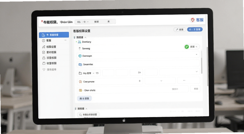 客服bian权限设置界面预览图