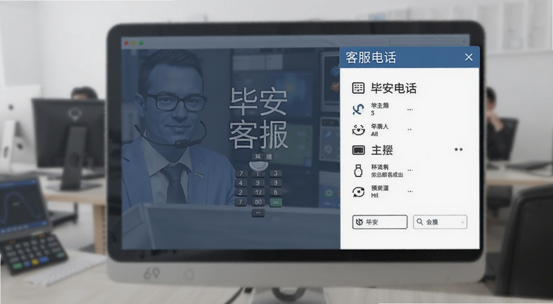 �ϰ��ͷ��绰�������Ԥ��ͼ