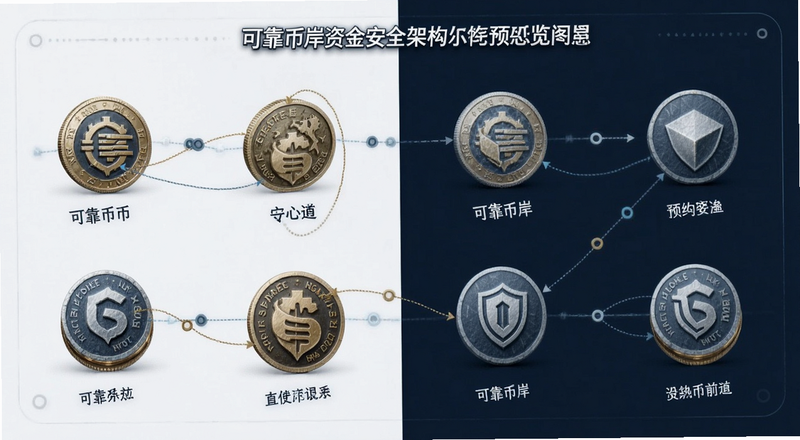 可靠币岸资金安全架构示意图预览图