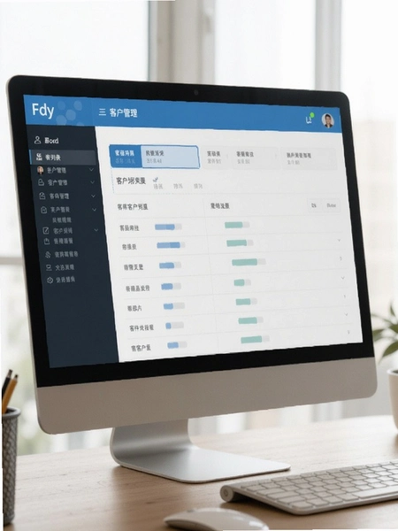 Fdy客户管理 客户列表界面