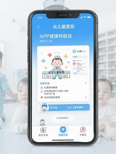 北京儿童医院APP健康科普板块预览图