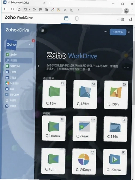Zoho WorkDrive���İ�����ͼ