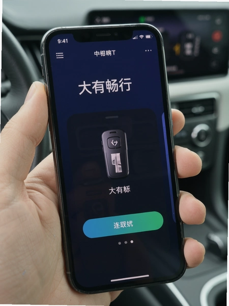 大有畅行手机钥匙连接界面