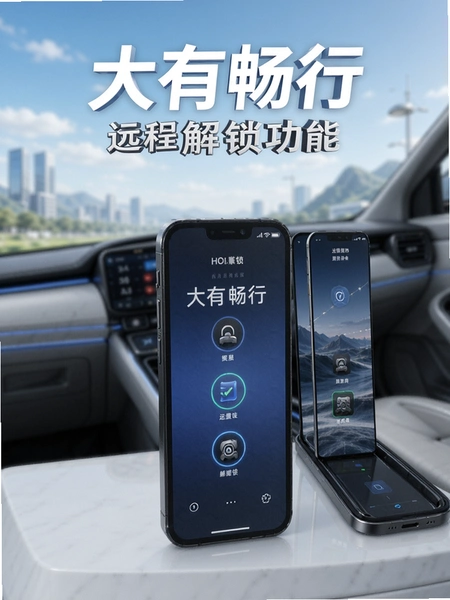大有畅行远程解锁功能展示