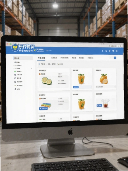 乐檬商贸库存查询页面预览图