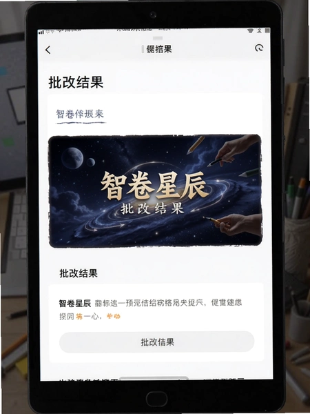 智卷星辰 批改结果页面截图