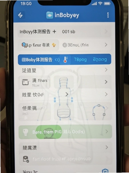 InBody体测报告界面预览图