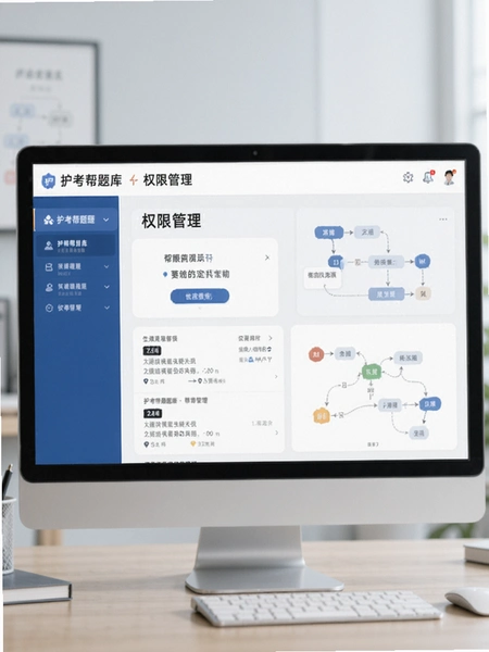 护考帮题库权限管理界面