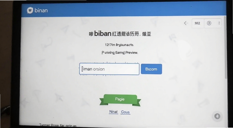 binanע��ҳ����֤�������Ԥ��ͼ