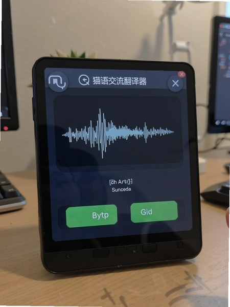 猫语交流翻译器软件 录音转换操作界面预览图