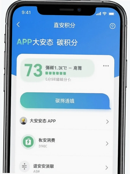 大安态APP碳积分界面截图