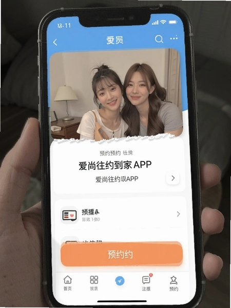 ������Լ����APP��ҳԤԼ�����ͼ