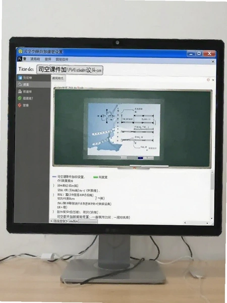 司空课件加密设置界面预览图