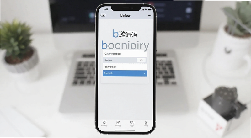 b安邀请码填写页面手机端操作界面预览图