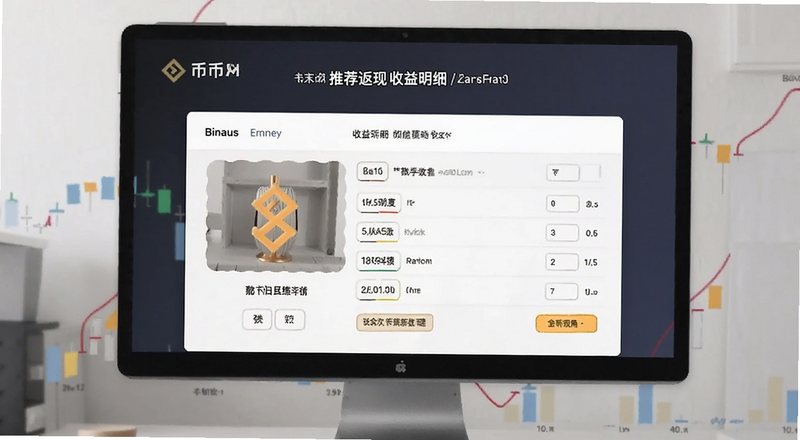 币安推荐返现页面收益明细预览图