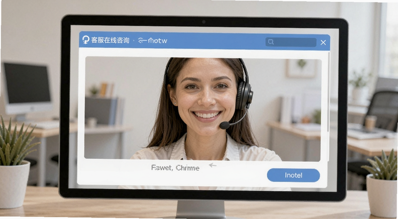客服在线咨询窗口预览图