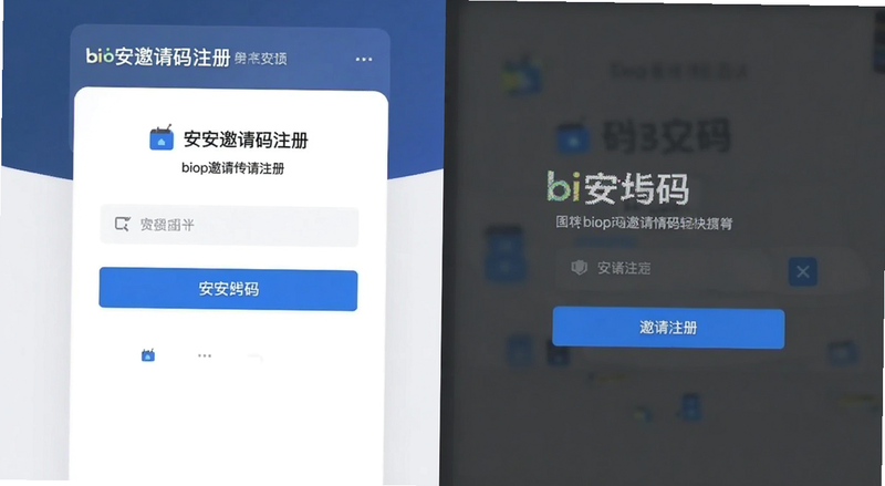 bi安邀请码注册界面预览图