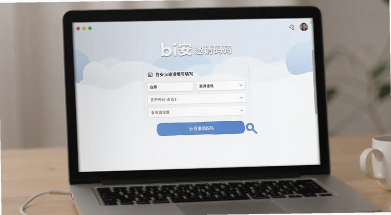 bi安邀请码填写页面预览图