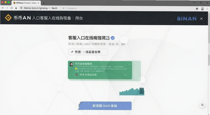 币安客服在线聊天入口界面预览图