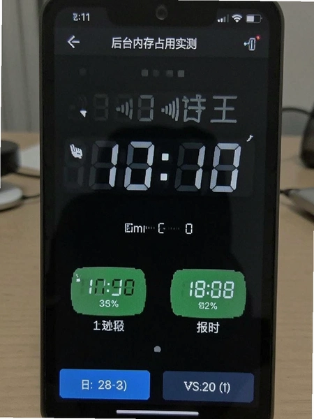 ������-��ʱ�����籨�� ��̨�ڴ�ռ��ʵ���ͼ