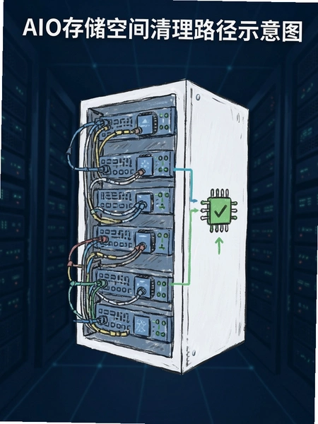 AIO�洢�ռ�����·��ʾ��ͼ