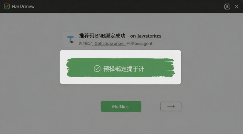 �Ƽ���BNB�󶨳ɹ���ʾԤ��ͼ