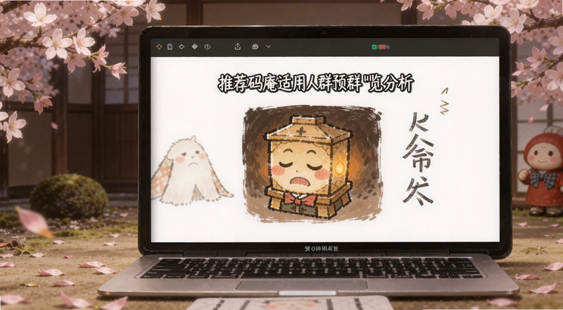 推荐码币庵适用人群分析预览图