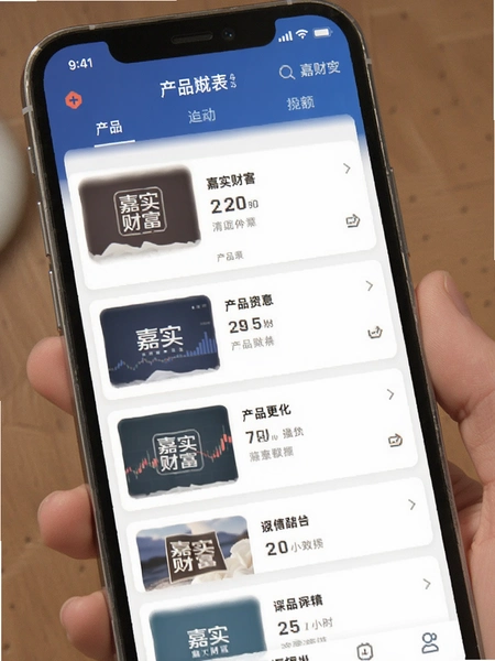 ��ʵ�Ƹ�App��Ʒ�б�ҳ