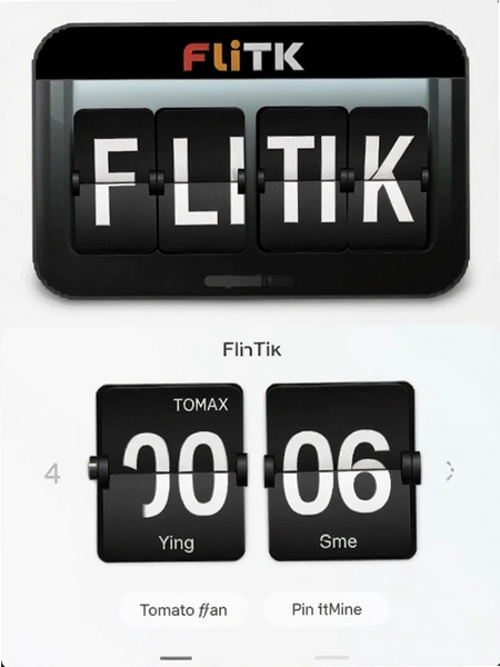 FliTik��ҳʱ�ӷ����ӵ���ʱ���ý���Ԥ��ͼ