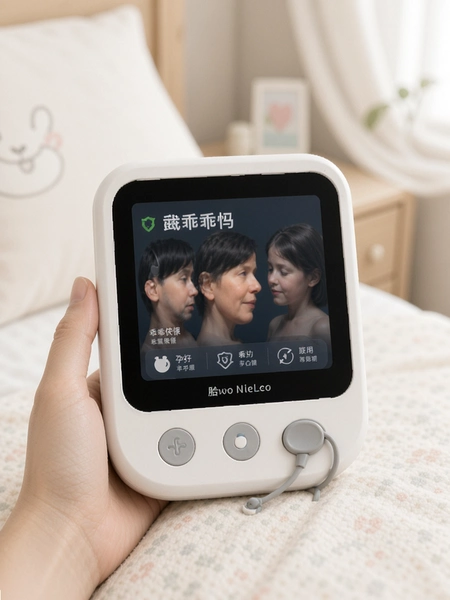 乖乖葆孕妇胎心监护仪使用步骤图