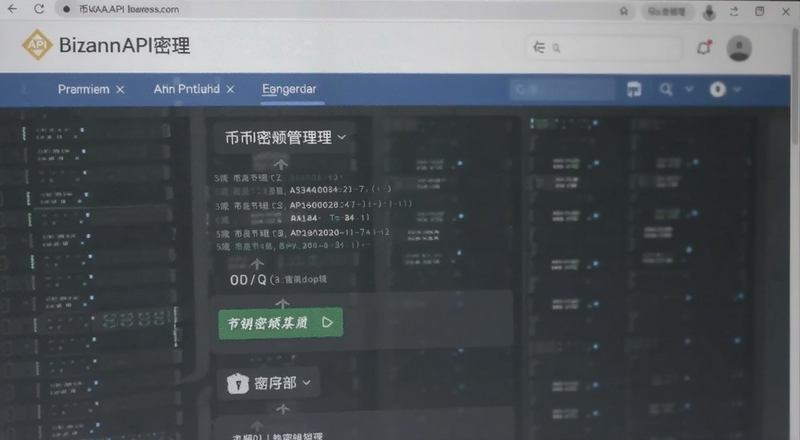 币安API密钥管理页面截图预览图
