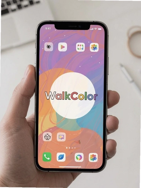 WalkColor�����ֻ���ֽЧ��չʾͼ