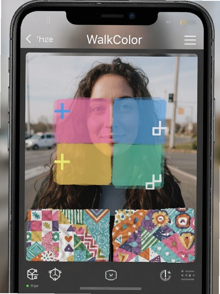 WalkColor����Ƭ����ɫ���ͼ���Ĳ�������Ԥ��ͼ
