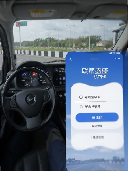 联帮盛司机端登录界面