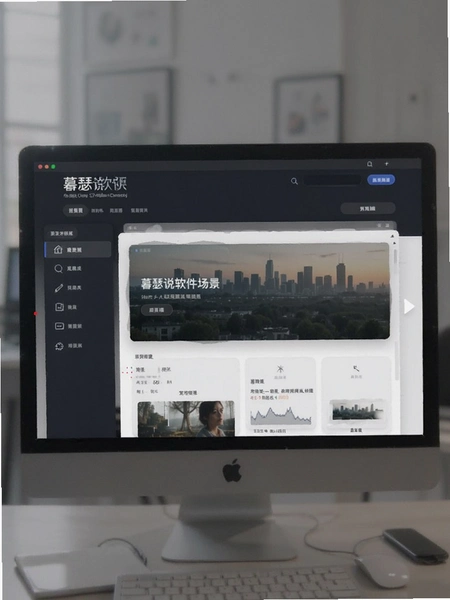 暮瑟说软件首页场景分类界面预览图