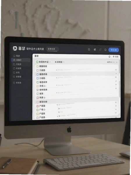 暮瑟说软件话术分类列表界面预览图