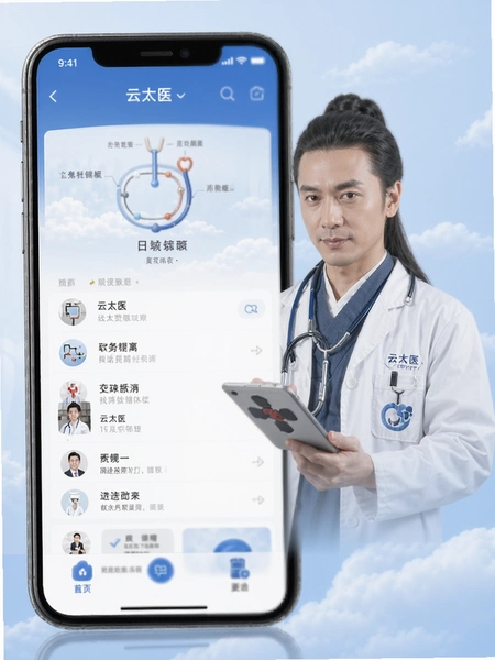 云太医业务端APP首页界面