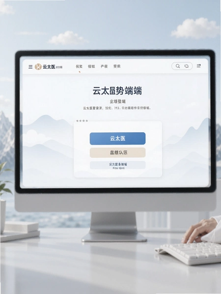 云太医业务端登录页面