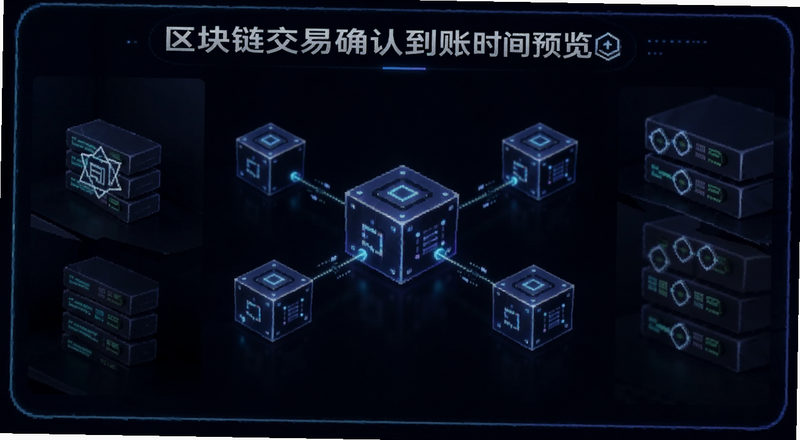 区块链交易确认到账时间预览图