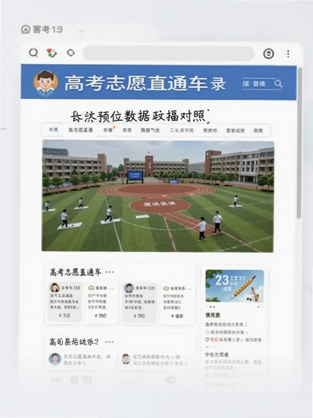 高考志愿直通车录取数据位次对照页面预览图