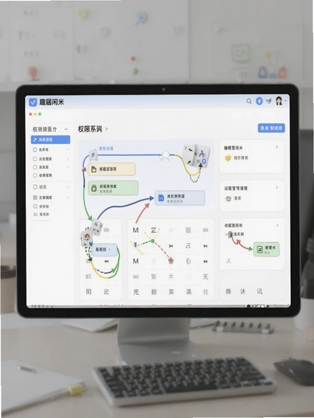 趣届闲米权限管理界面预览图