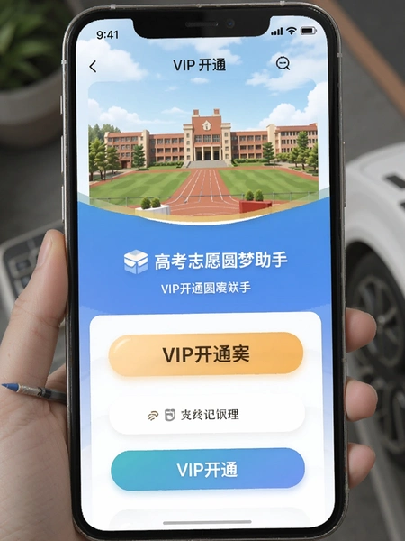 高考志愿圆梦助手APP内VIP开通页面截图