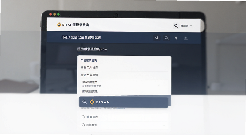 币安充值记录查询页面预览图