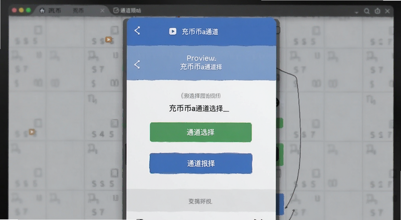 充币币a通道选择界面|充币币a通道选择预览图