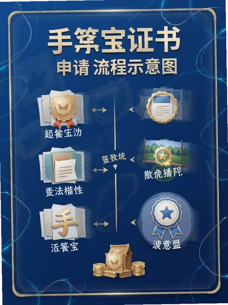 手签宝证书申请流程示意图