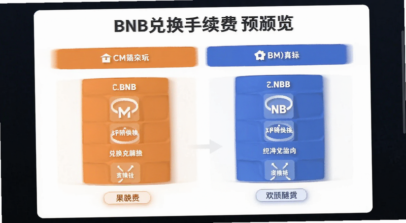 BNB兑换手续费对比预览图