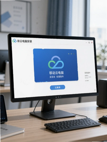 移动云电脑安装软件操作界面