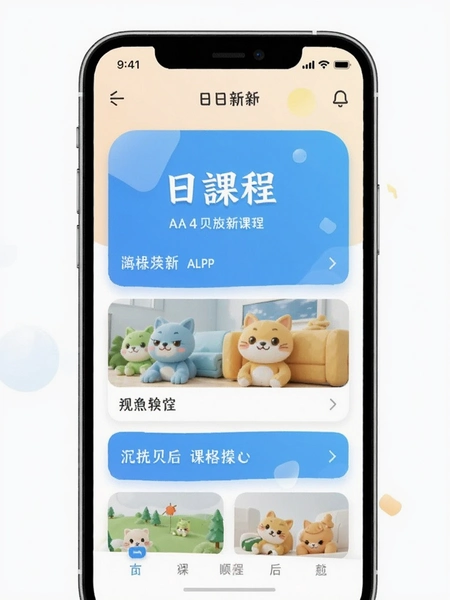日日新APP课程界面