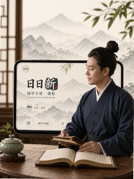 日日新APP国学今用课程画面