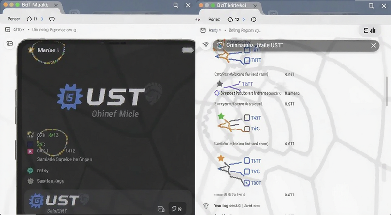 ʶ�����USDT�����ϲ�ѯ��ͼ